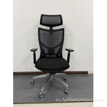 Precio mayorista Silla ejecutiva ergonómica reclinable de malla para oficina